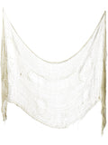 Tattered cream creepy cloth Halloween decoration