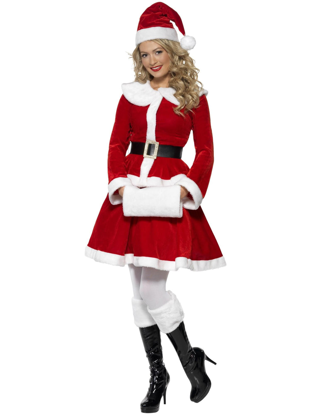 Miss Santa Costume, With Muff