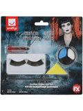 Gothic make-up set in its retail packaging