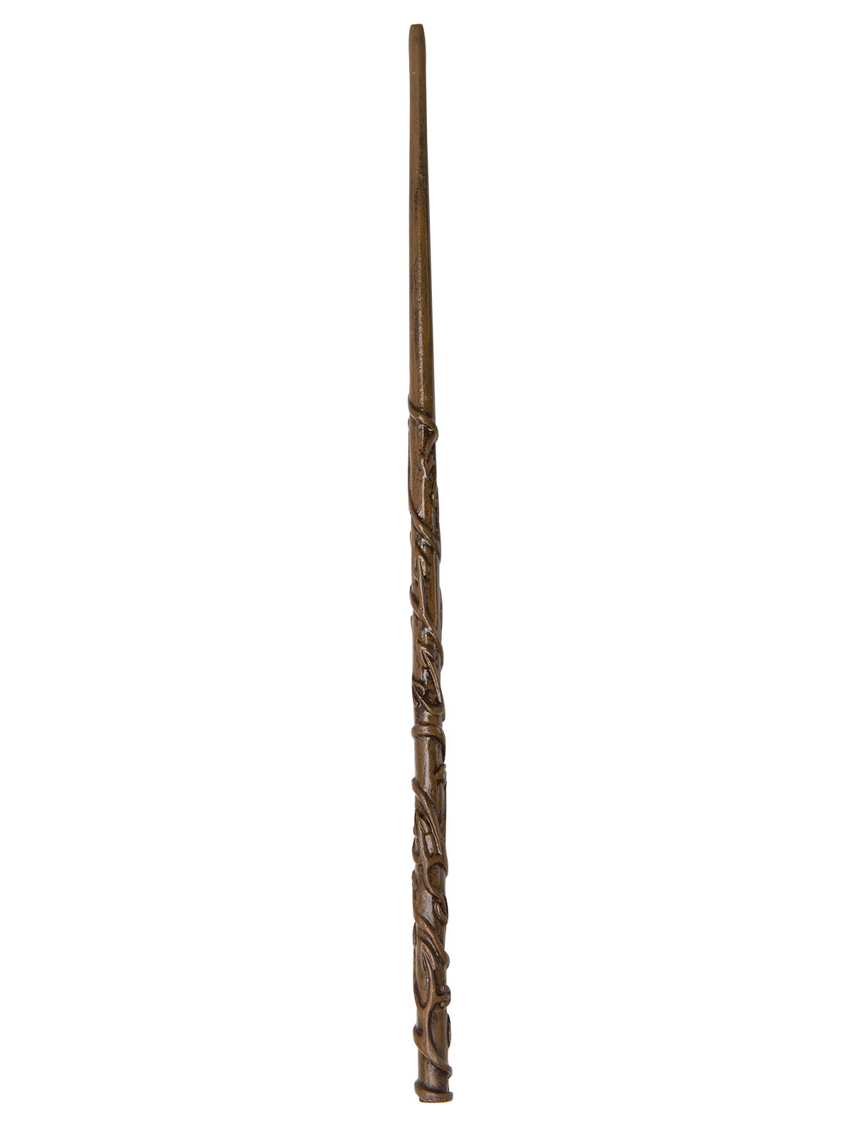 Long wood-look Hermione Granger deluxe wand with vine detail