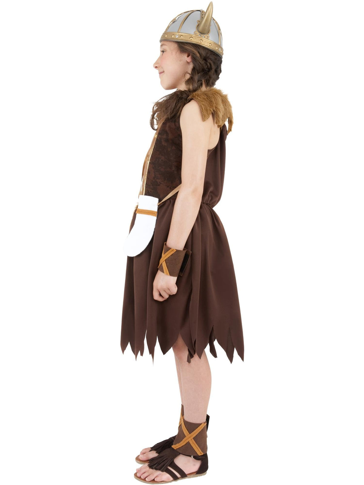 Side view of the Viking Girl Costume, Child