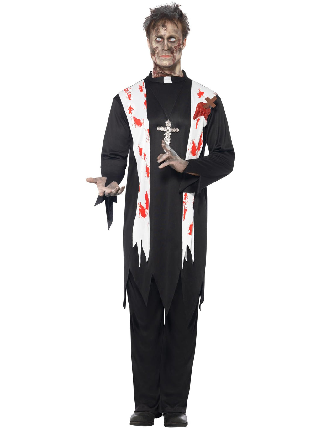 Zombie Priest Costume, Adult