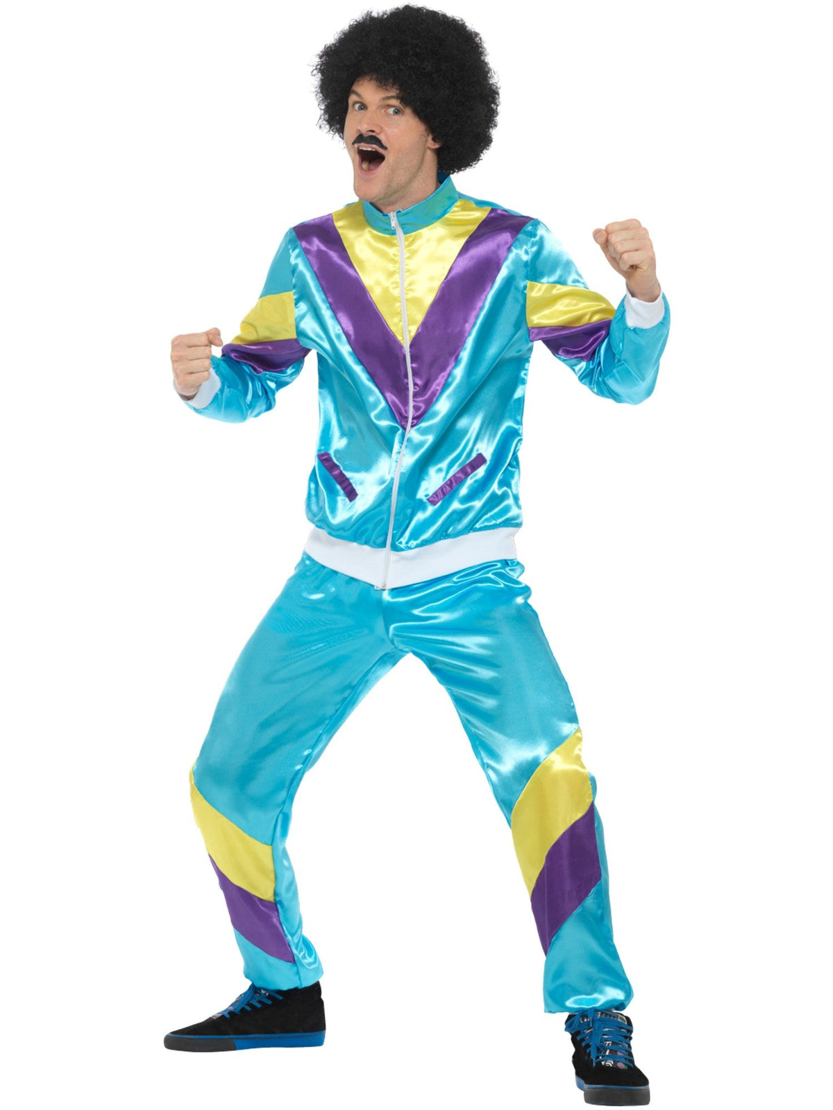 80s Height Of Fashion Men's Shell Suit Costume, Adult
