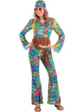 Hippie Flower Power Costume, Adult