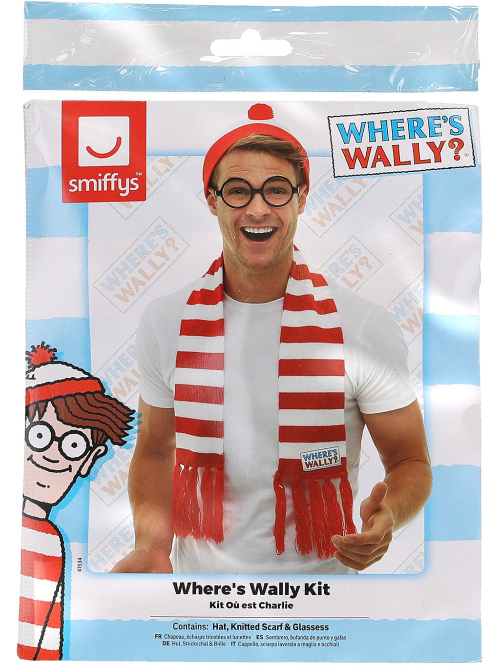 Where's Wally? accessory kit in its retail packaging