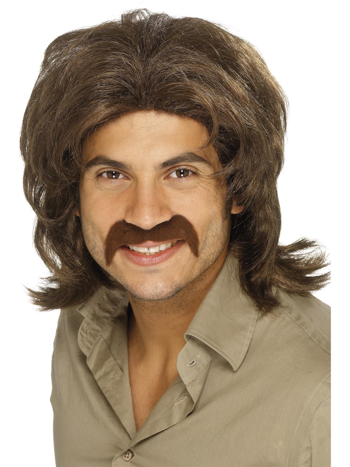 70s Retro Wig, Adult - Brown