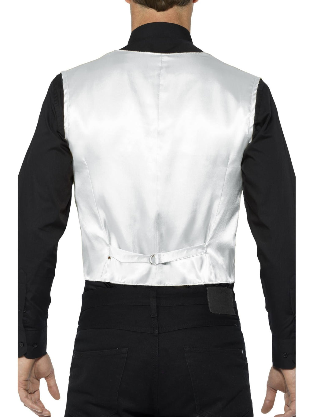 Waistcoat - Silver Sequin, Adult
