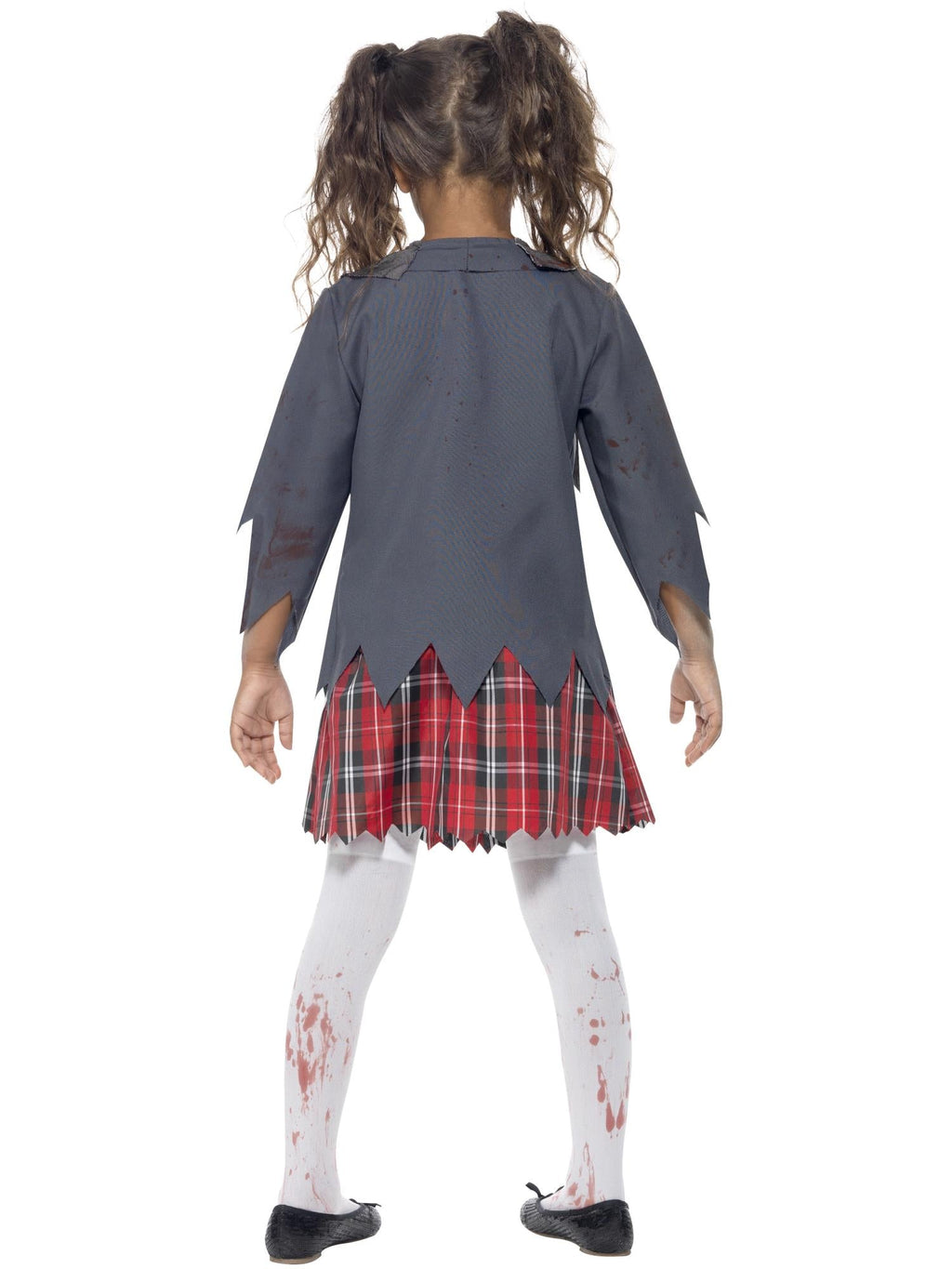 Back view of the Zombie School Girl Costume, Child