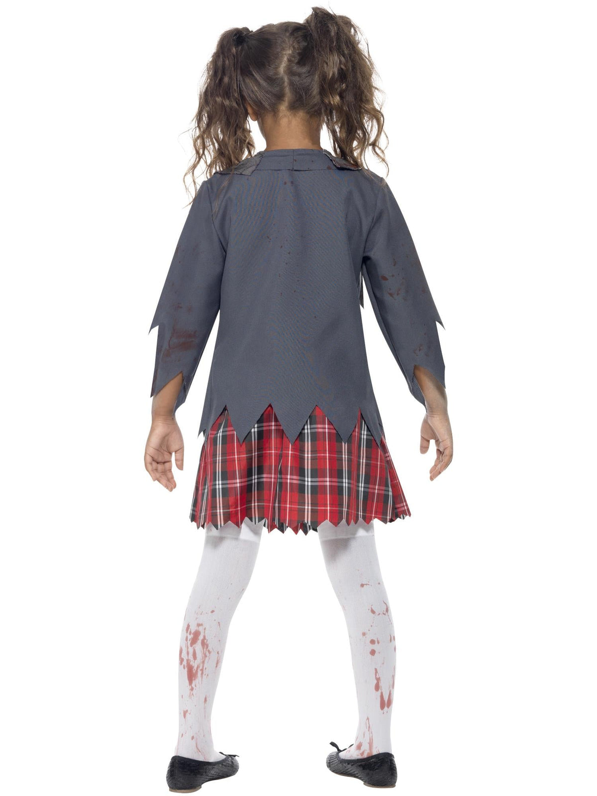 Back view of the Zombie School Girl Costume, Child