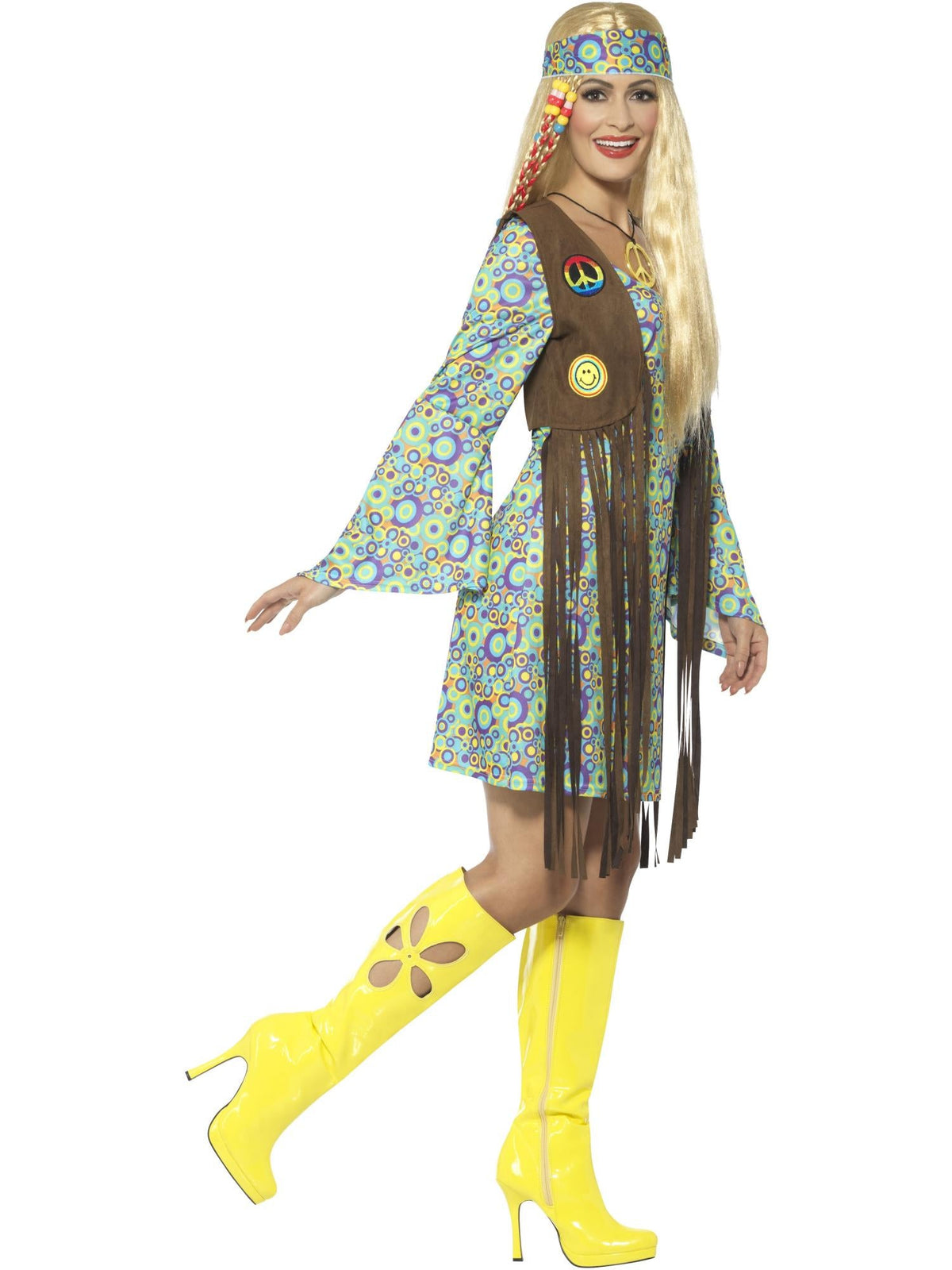 60s Hippie Chick Costume, Adult