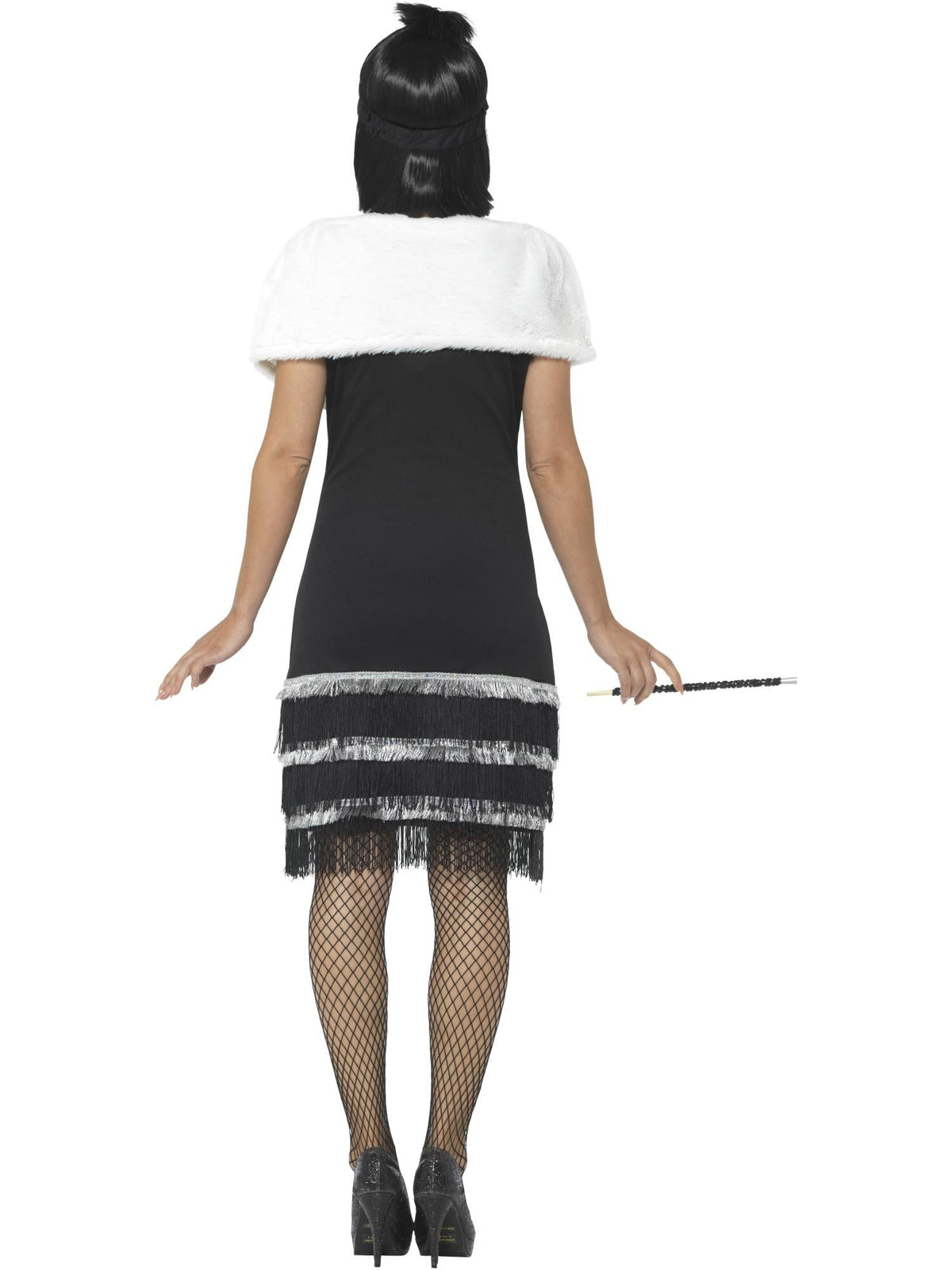 Flapper Deluxe Costume With Stole, Adult