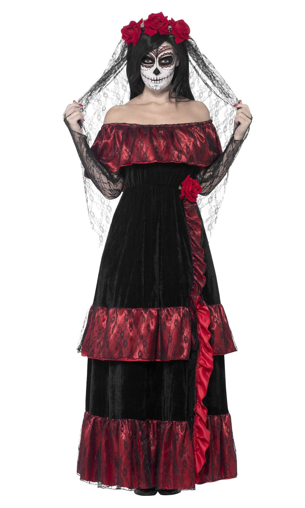 Day Of The Dead Bride Deluxe Costume, Adult