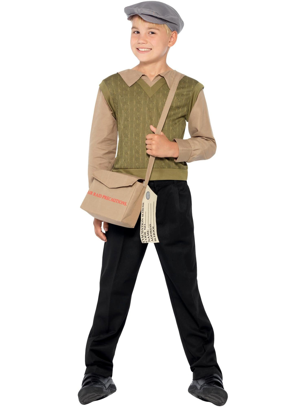 Evacuee boy kit, alternate view