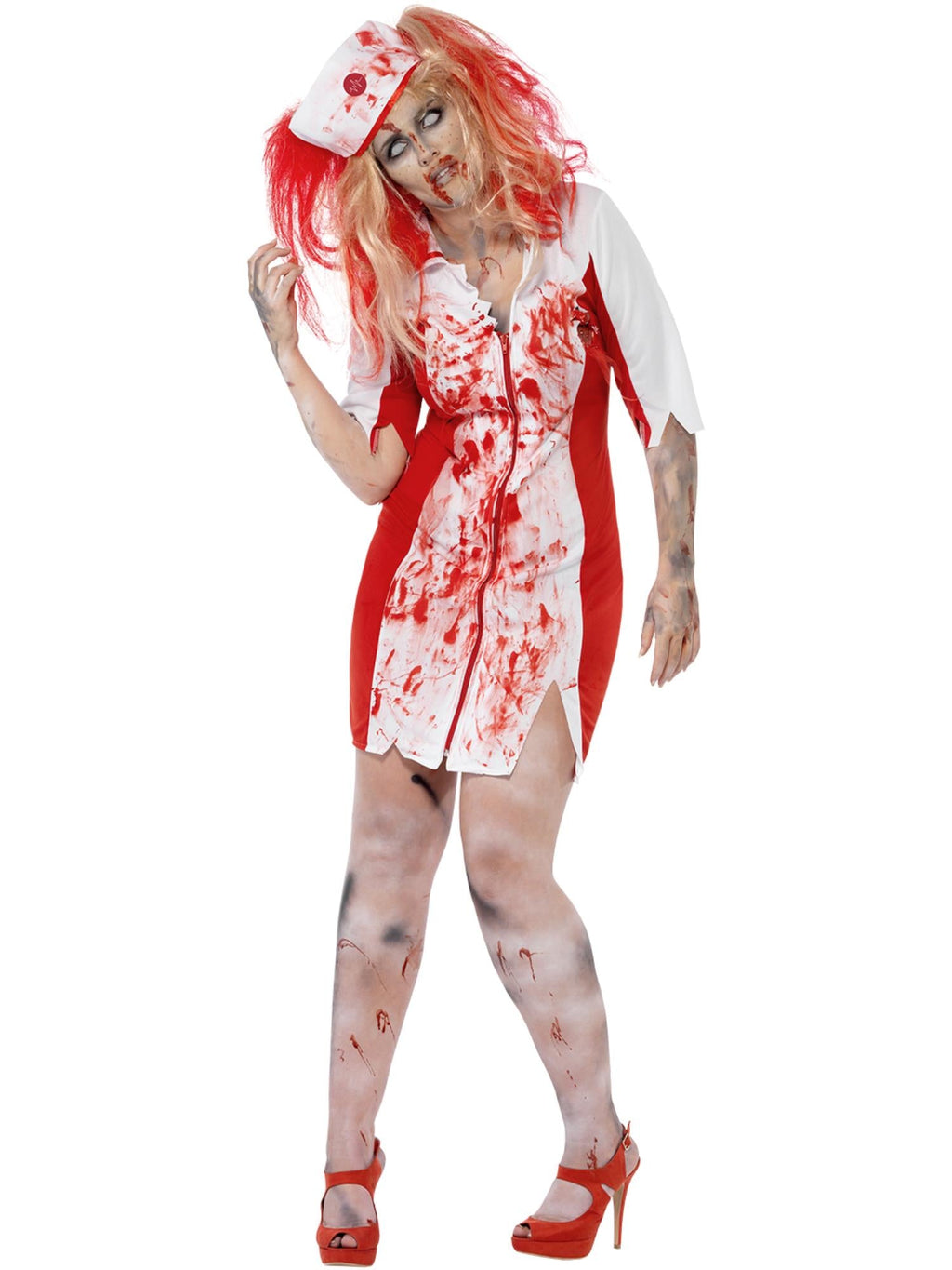 Zombie Nurse Plus Size Costume, Adult