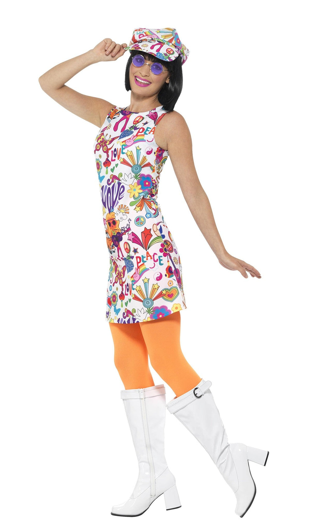 Side of 60s Groovy Chick Costume