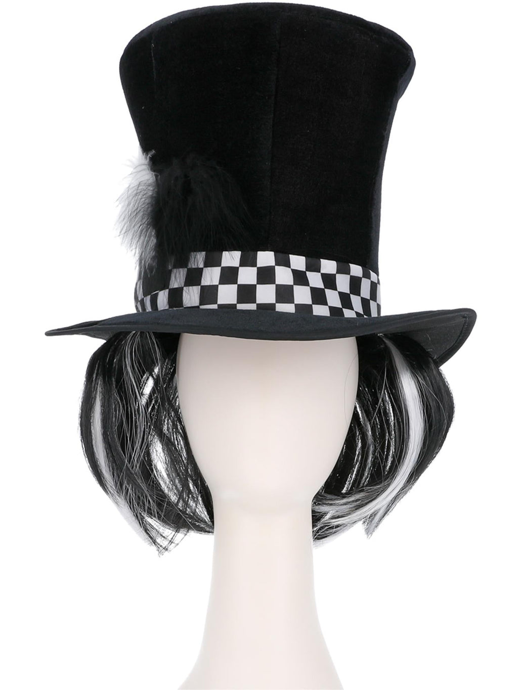 Dark tea party top hat shown on its own