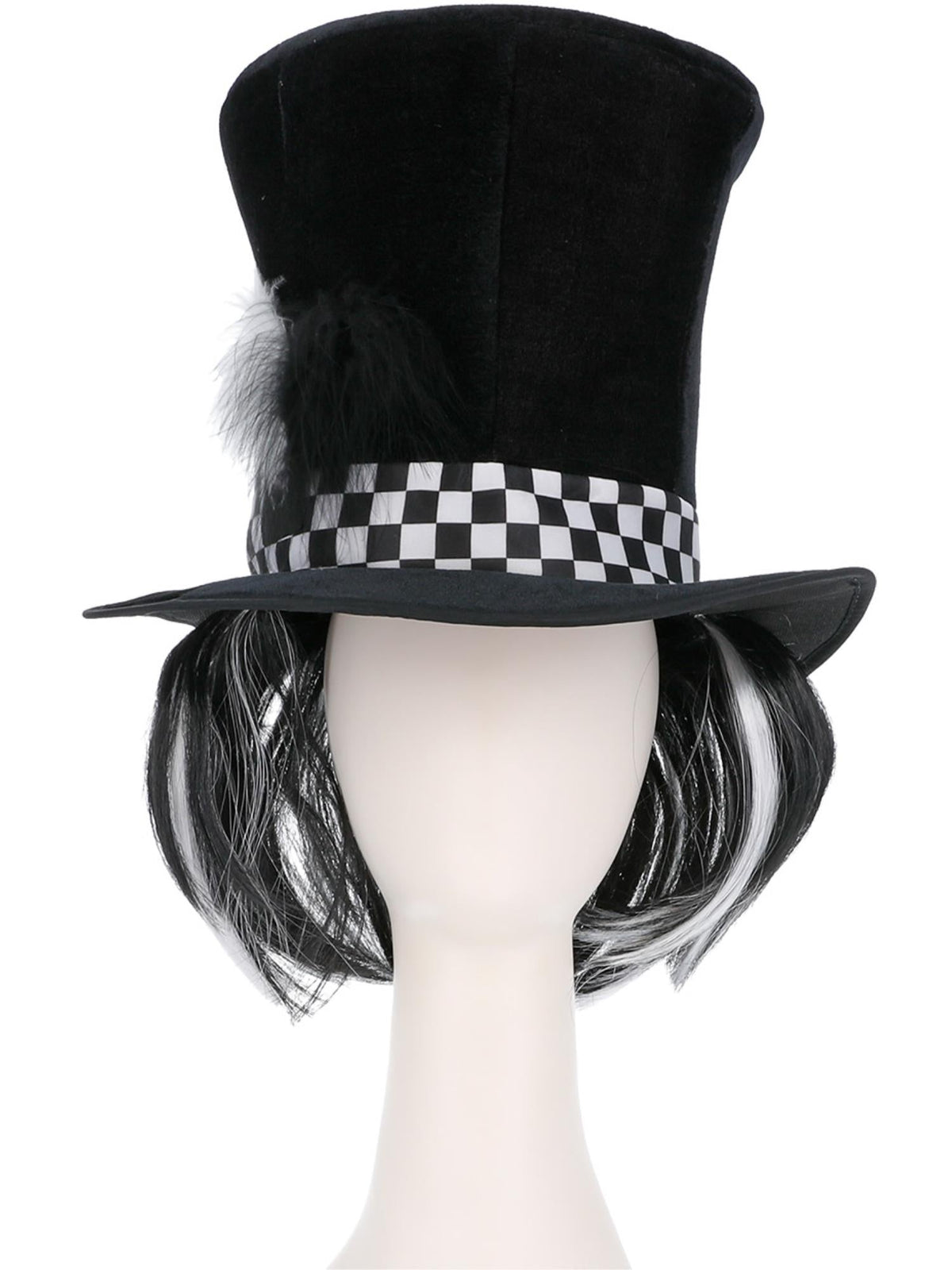 Dark tea party top hat shown on its own