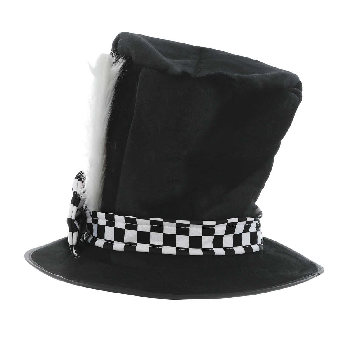 March hare top hat with bunny ears, side view