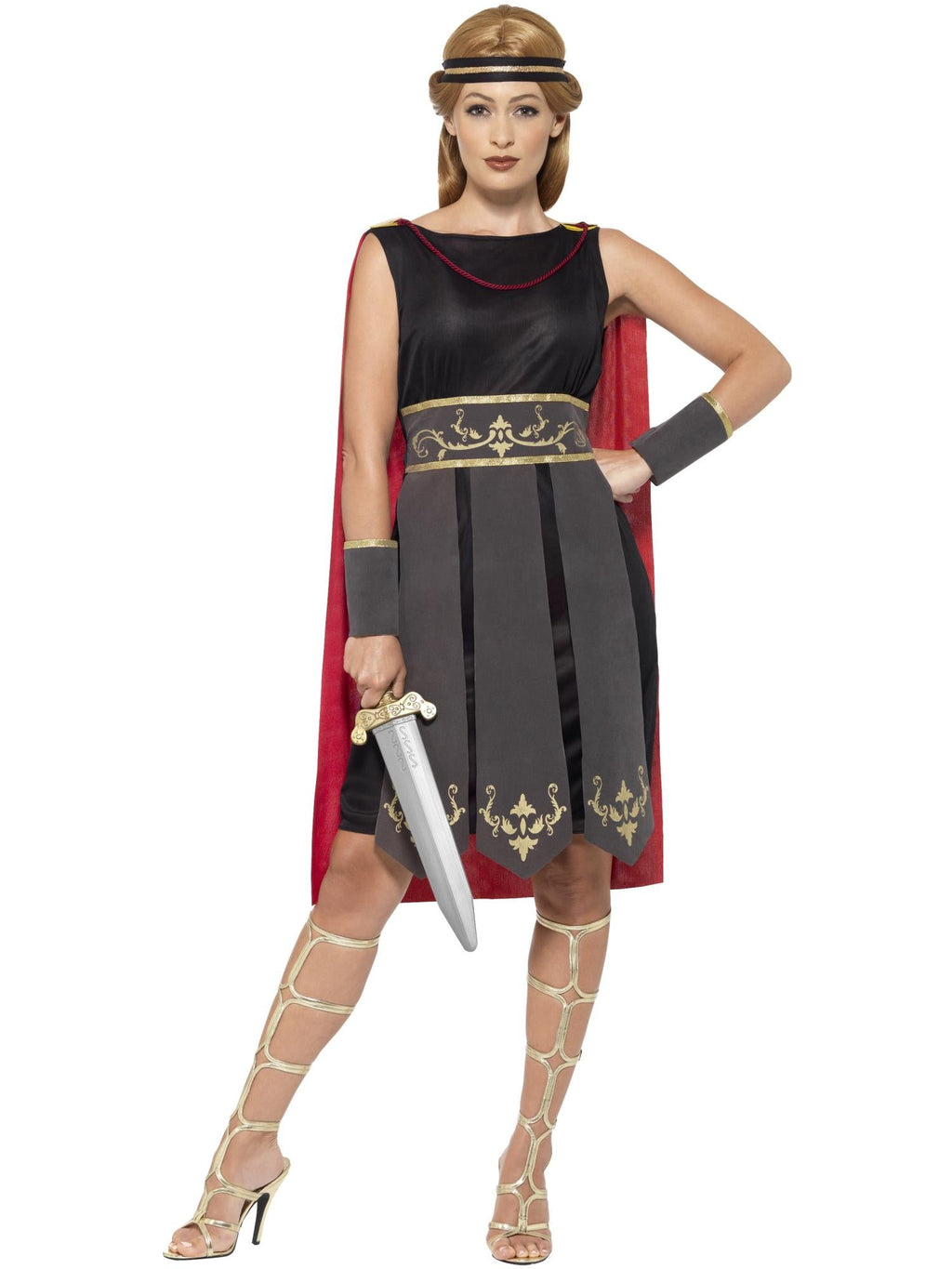 Roman Warrior Lady Costume, Adult