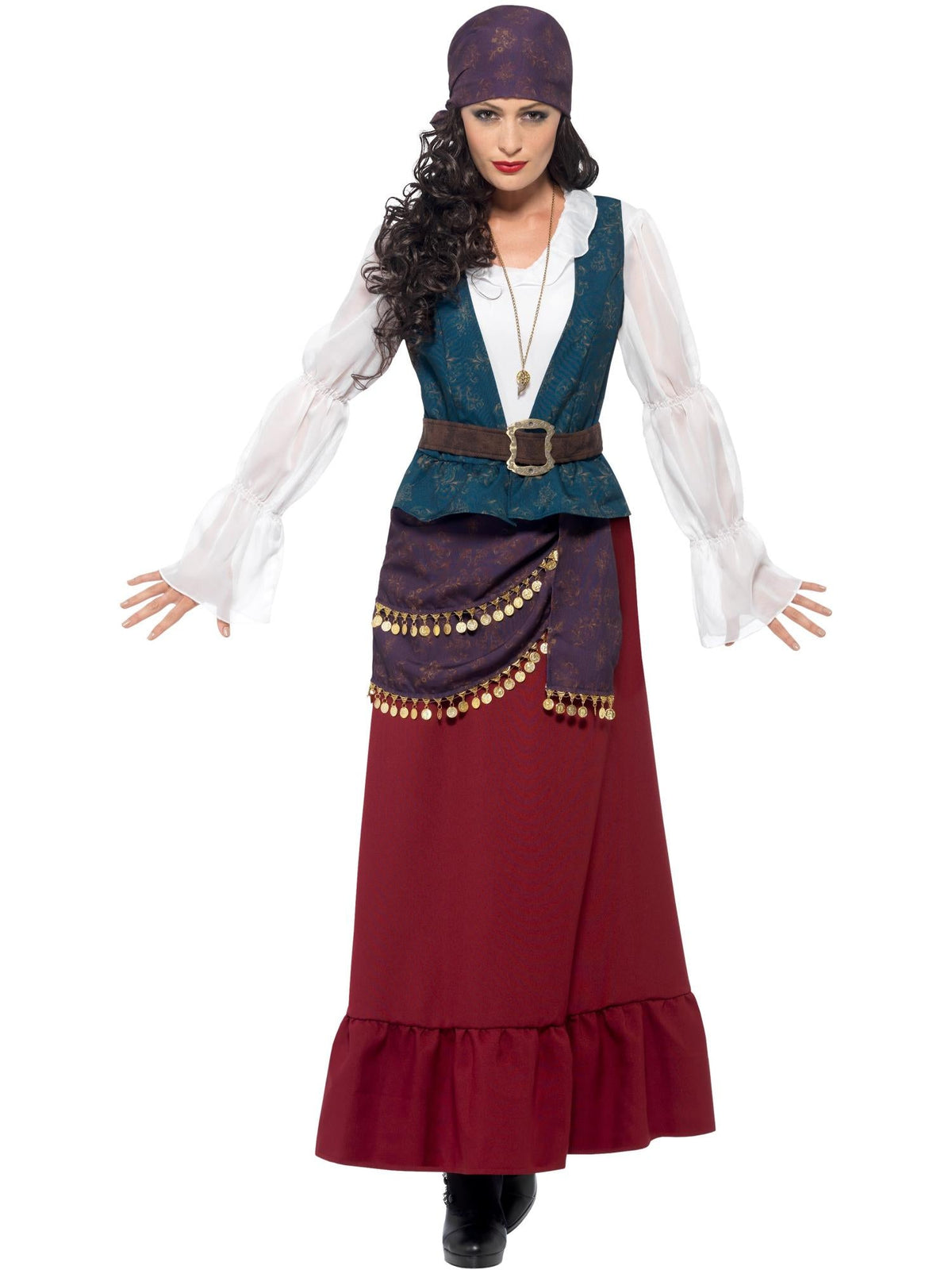Pirate Buccaneer Beauty Deluxe Costume, Adult