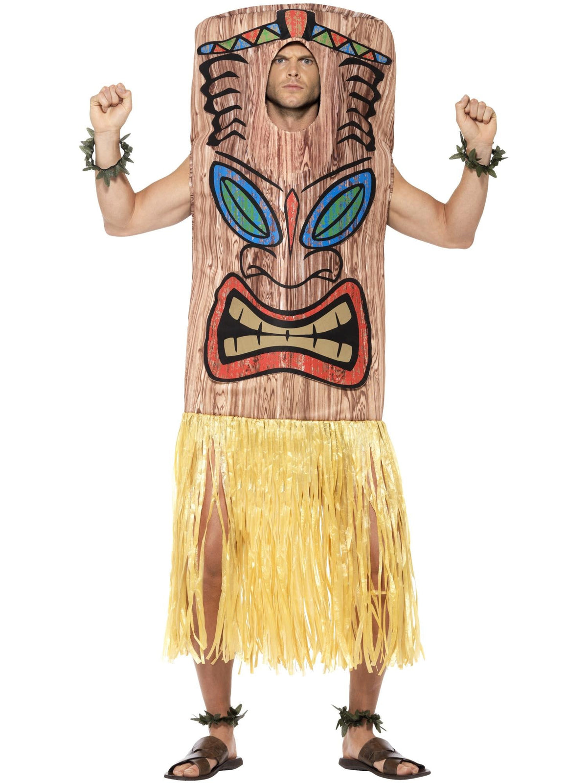 Tiki Totem Hawaiian Costume, Adult