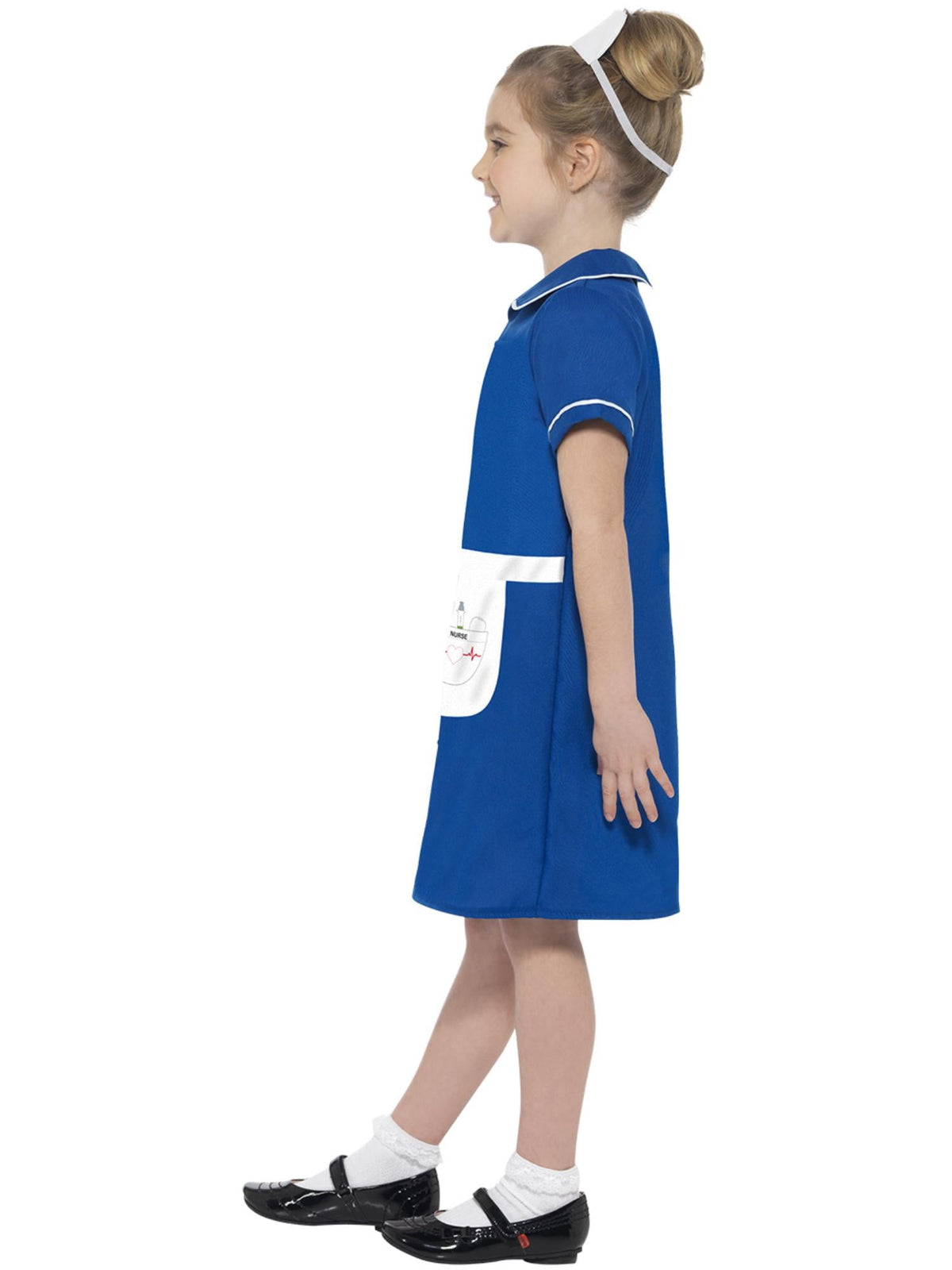 Side view of the Nurse Classic Costume, Child
