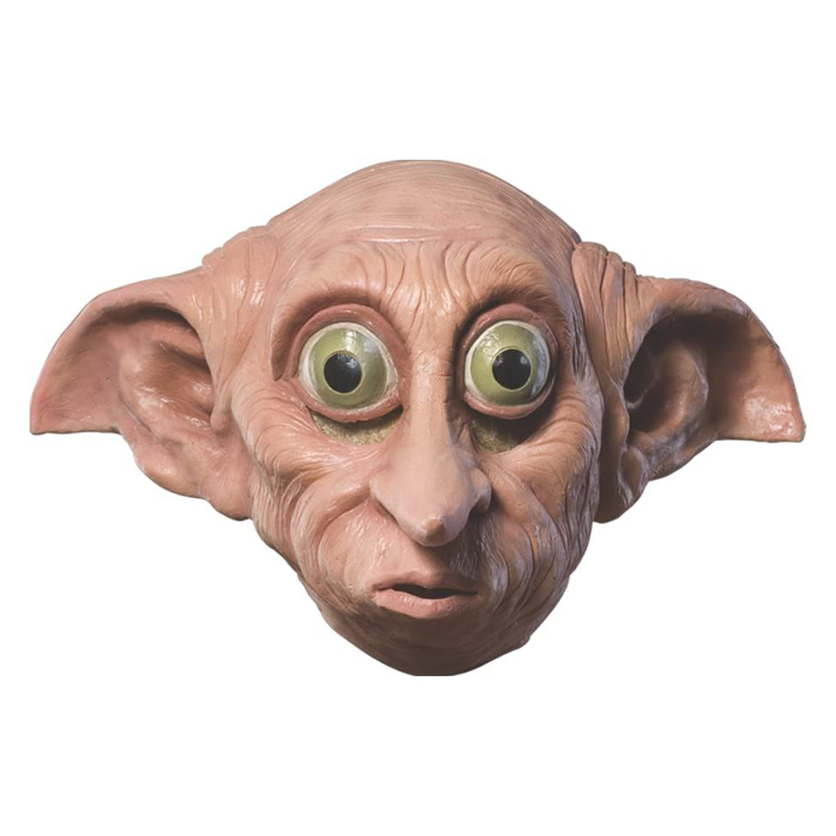 Dobby 3/4 vinyl mask with big green eyes and large pointed ears