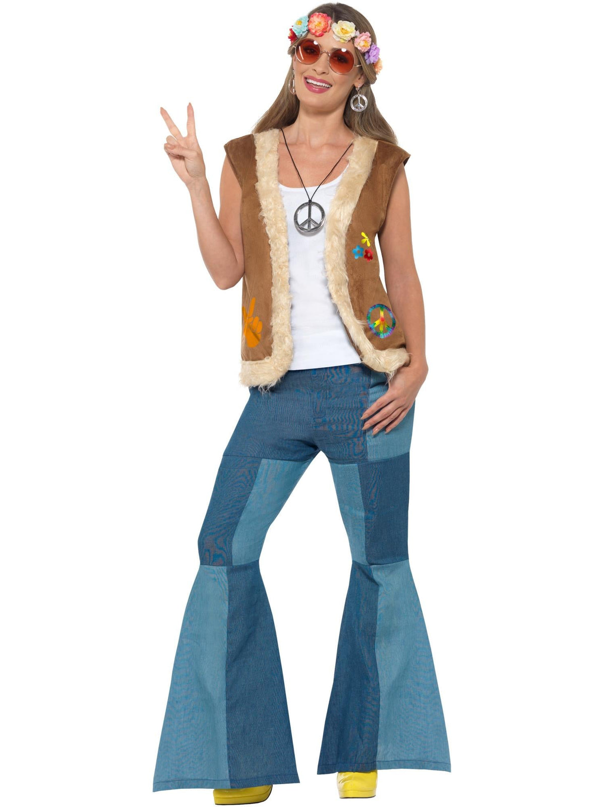 Hippie Unisex Waistcoat, Adult