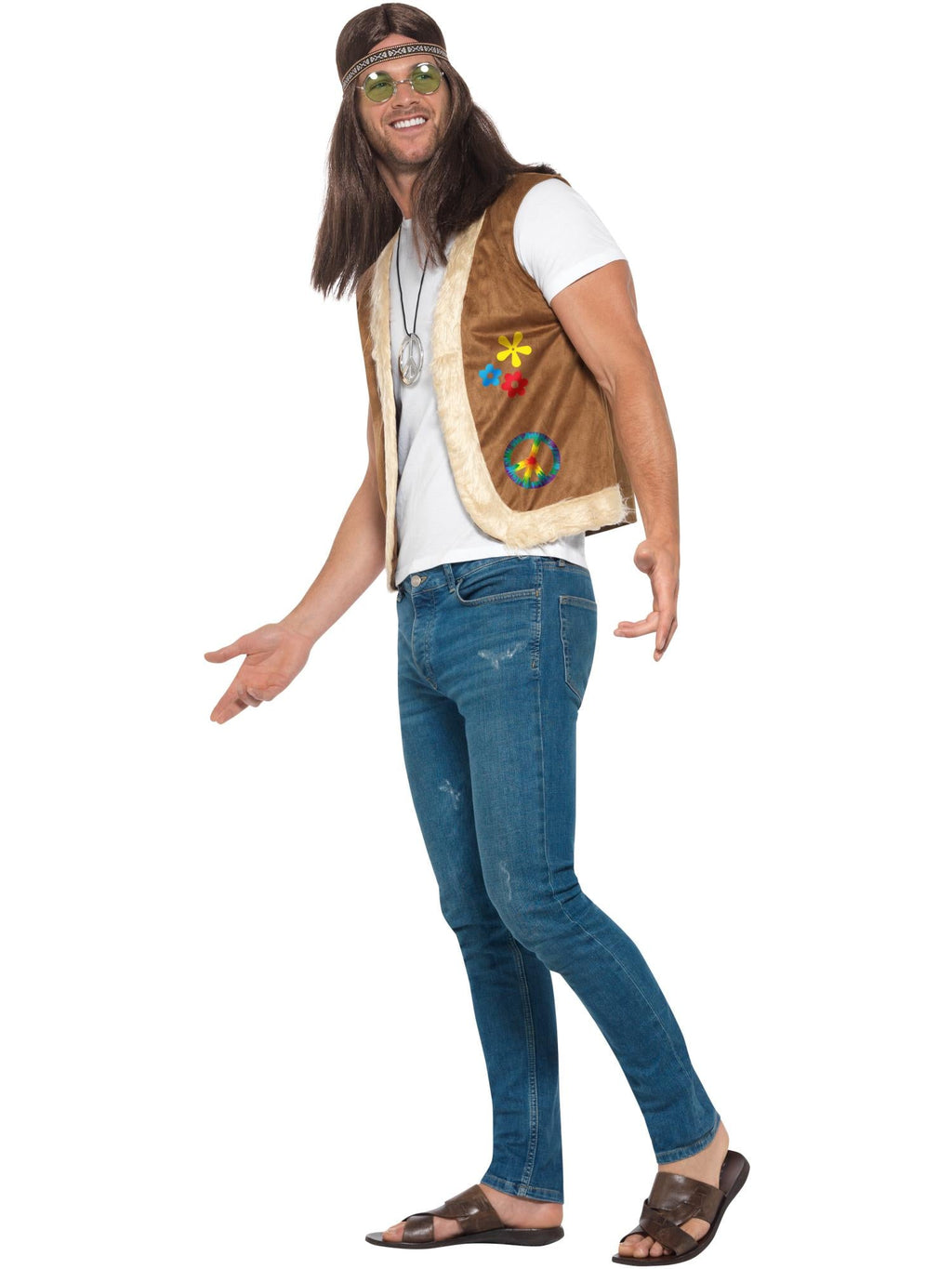 Hippie Unisex Waistcoat, Adult
