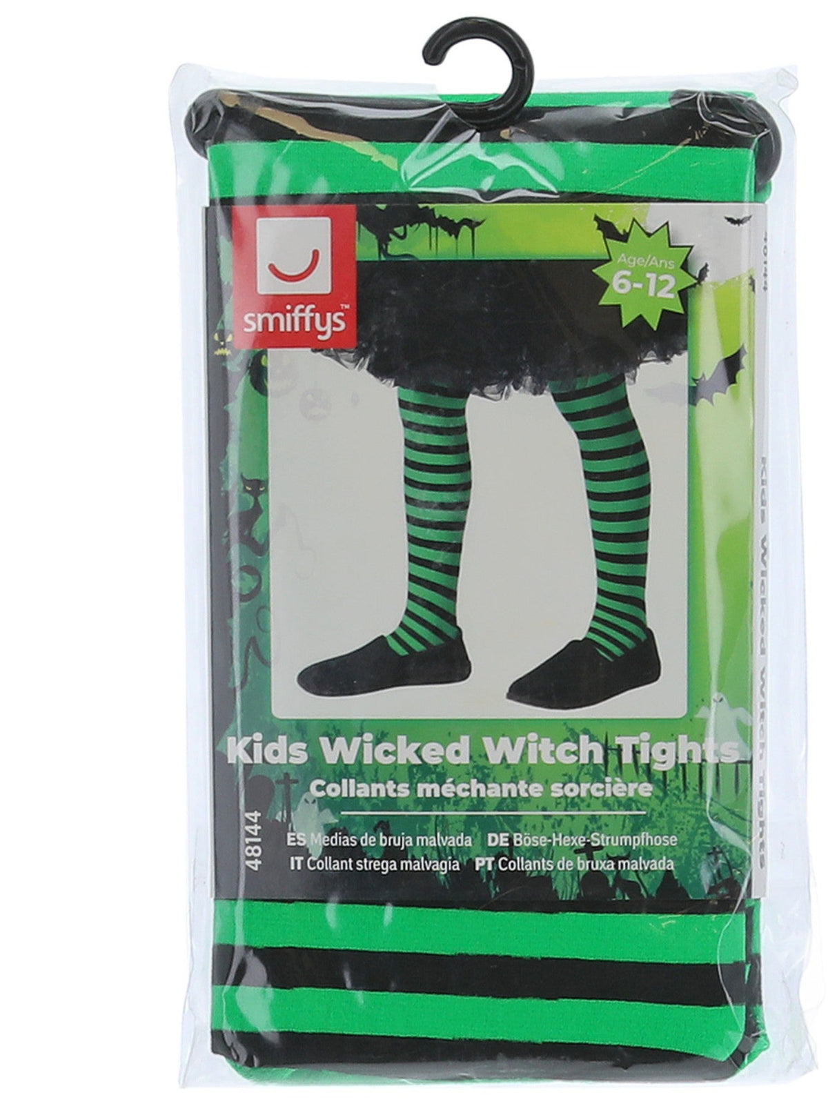 Wicked witch tights in their retail packaging