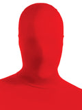 Red full-head second skin face mask
