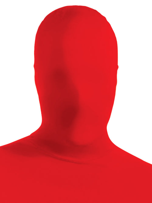Red full-head second skin face mask