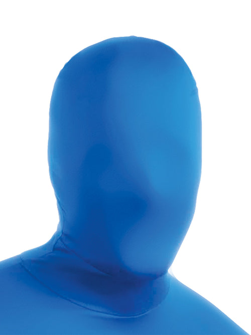 Blue full-head second skin face mask
