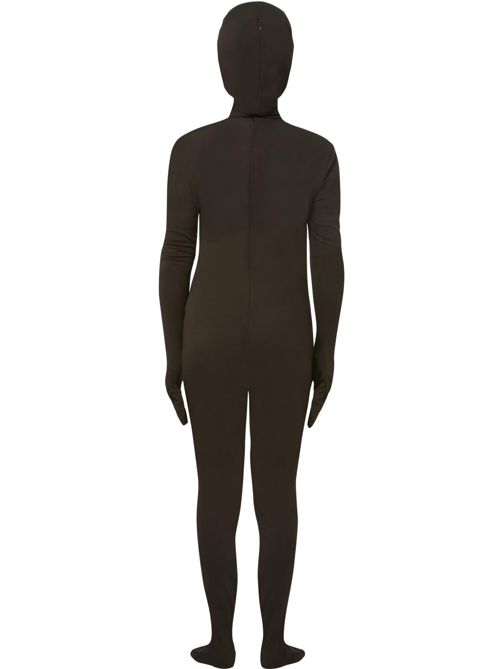 Back view of the Second Skin Black Suit, Child