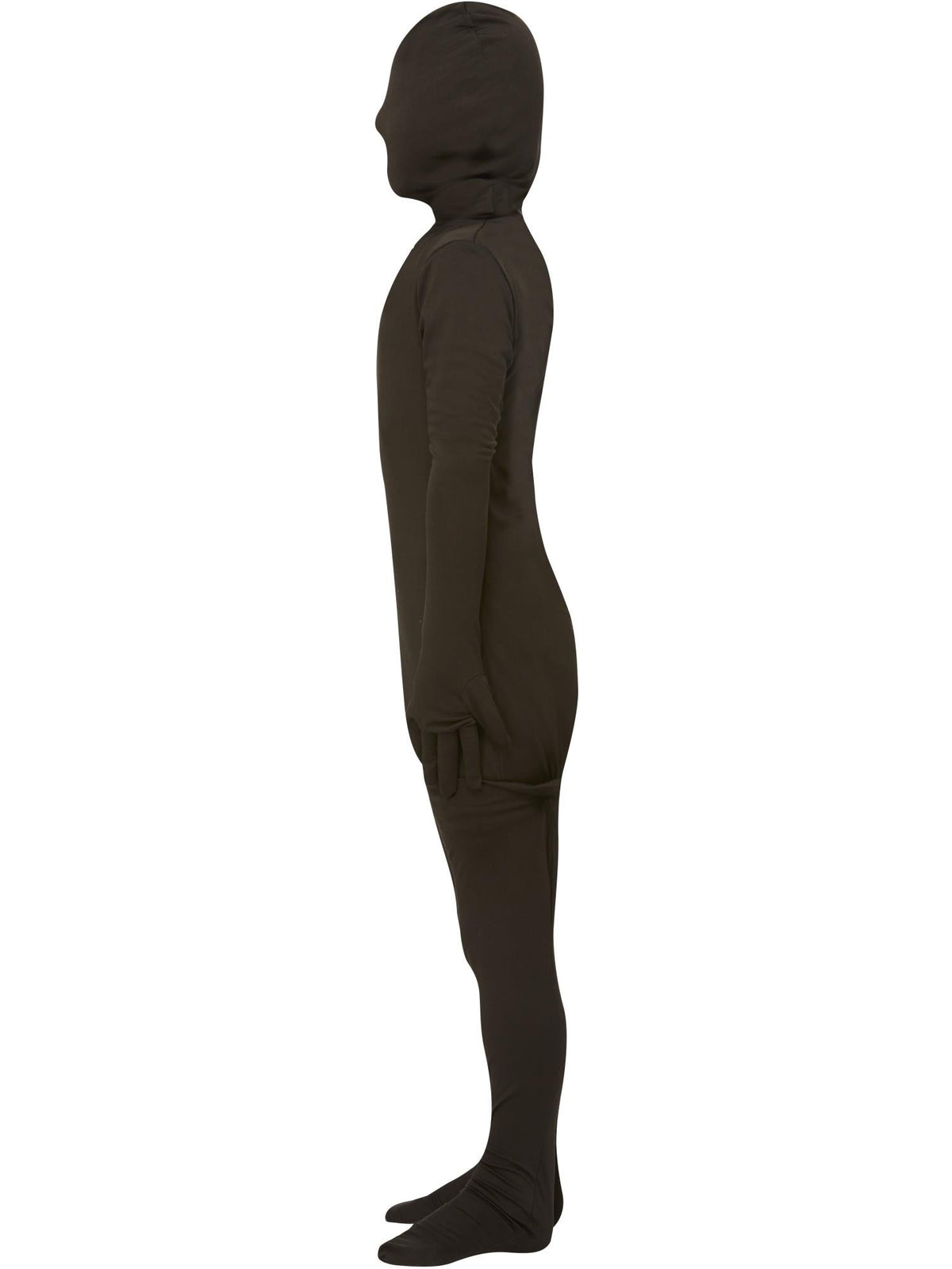 Side view of the Second Skin Black Suit, Child