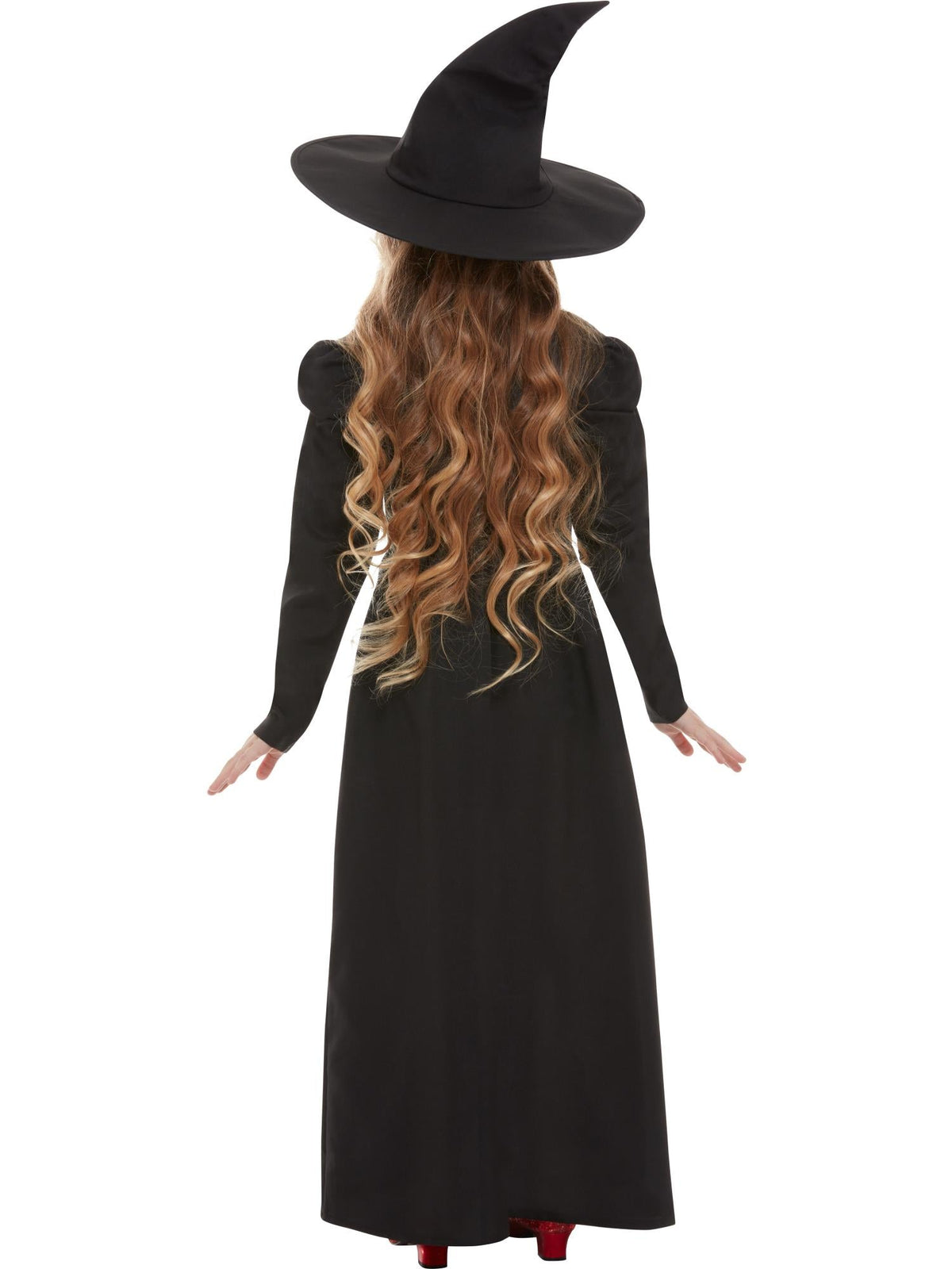 Back view of the Wicked Witch Girl Costume, Child