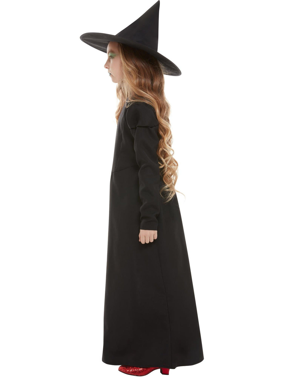 Side view of the Wicked Witch Girl Costume, Child