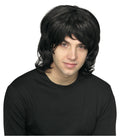 Black layered 70s shag wig