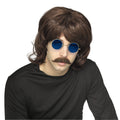 Brown layered 70s shag wig