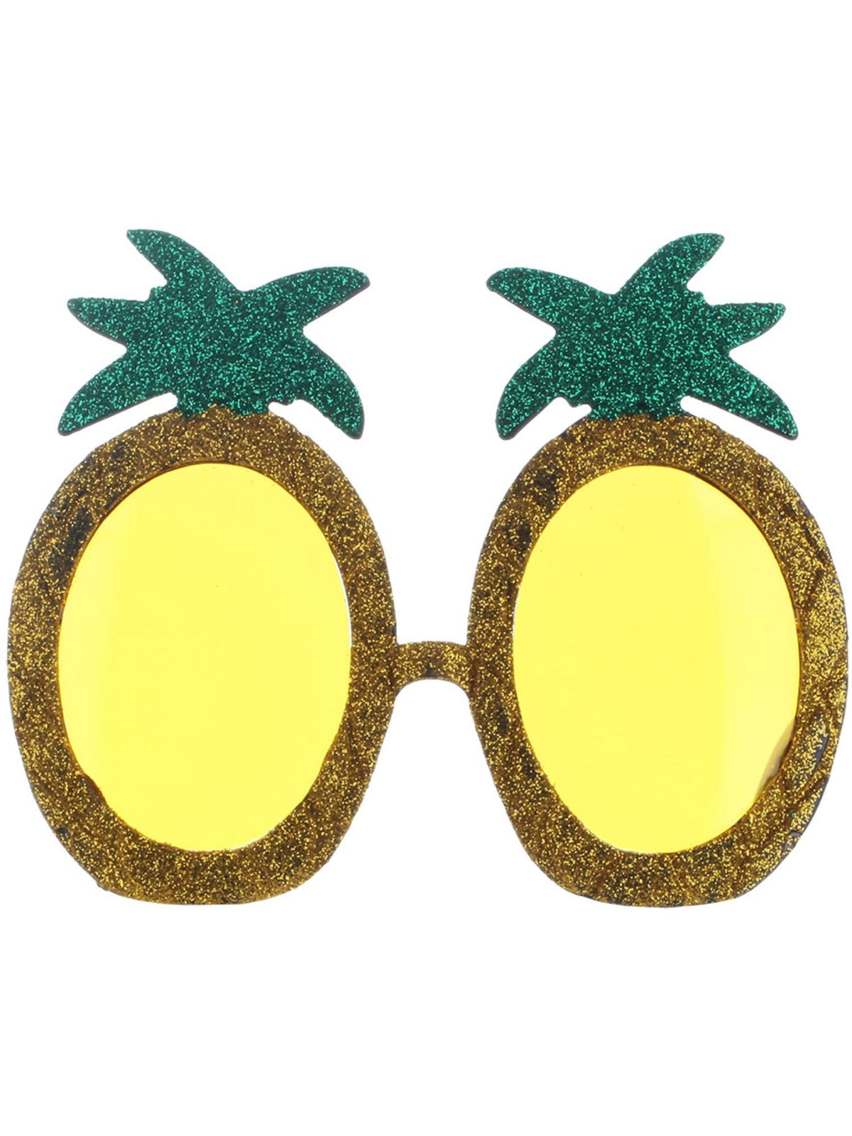 Pineapple glitter glasses, alternate view