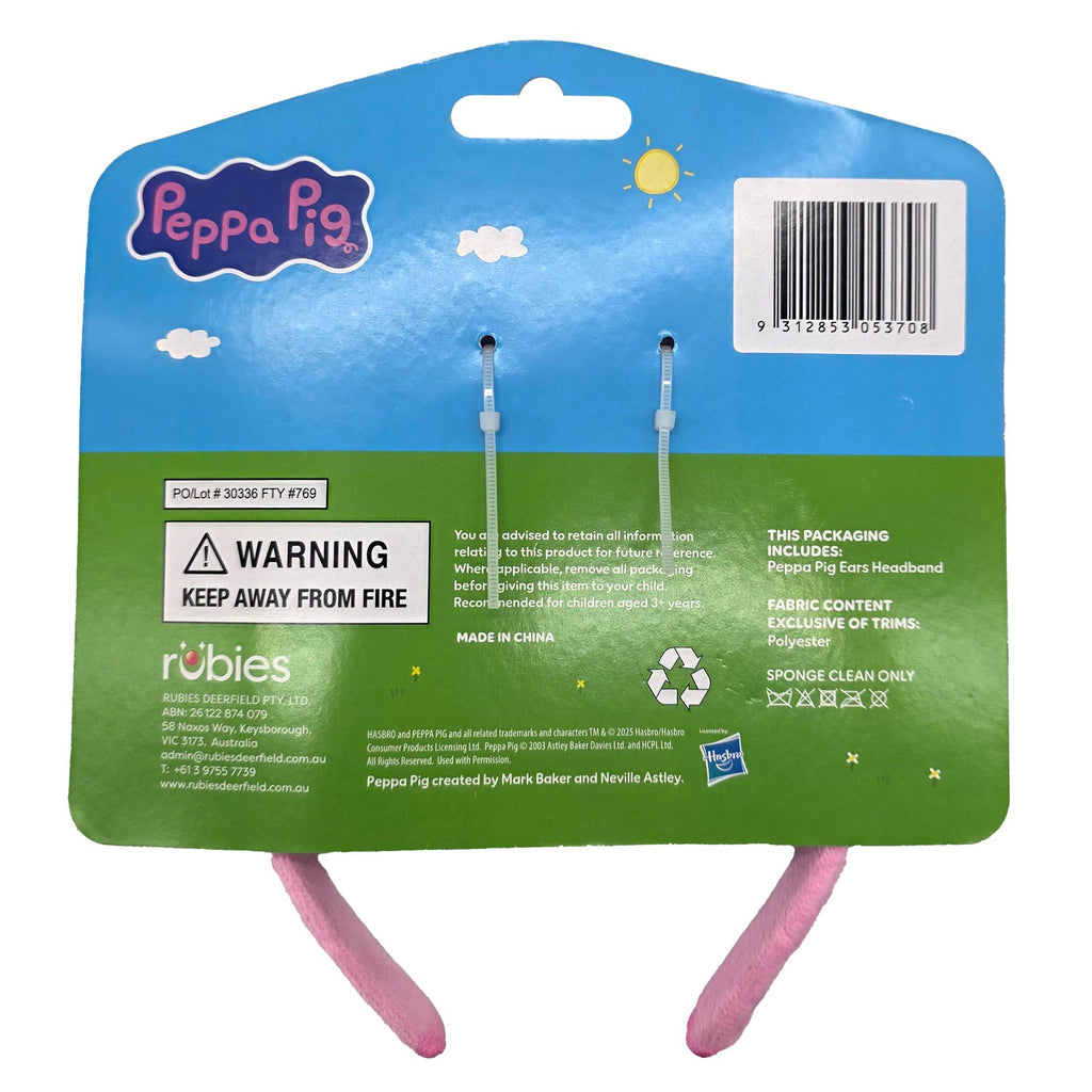 Peppa Pig Plush Headband - Child