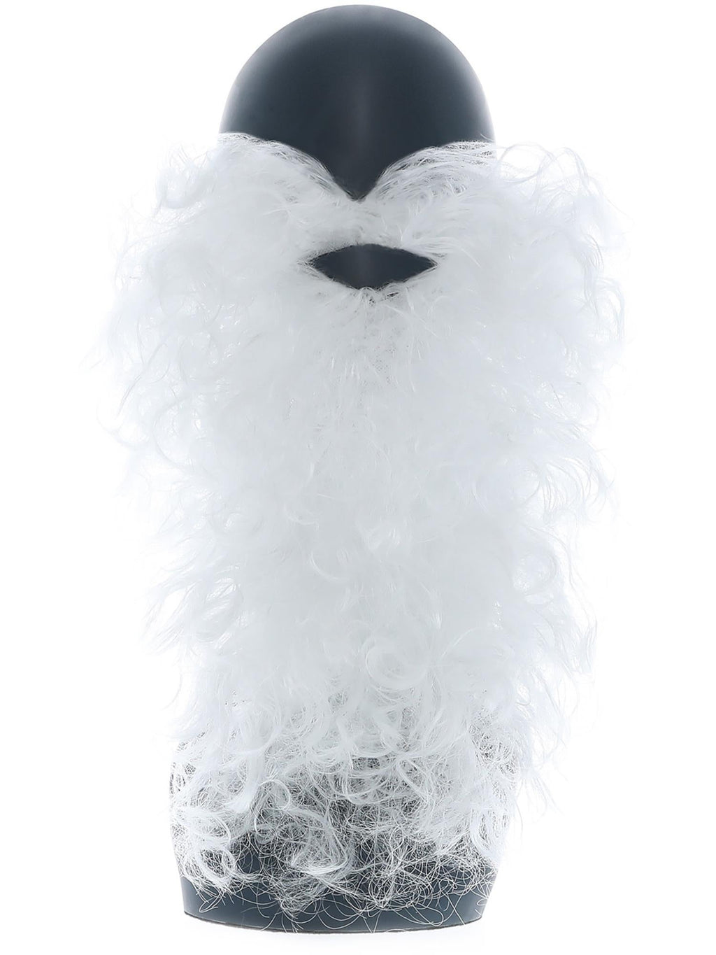 White Santa beard shown on its own