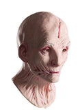 Side view of the Supreme Leader Snoke mask with battle scars