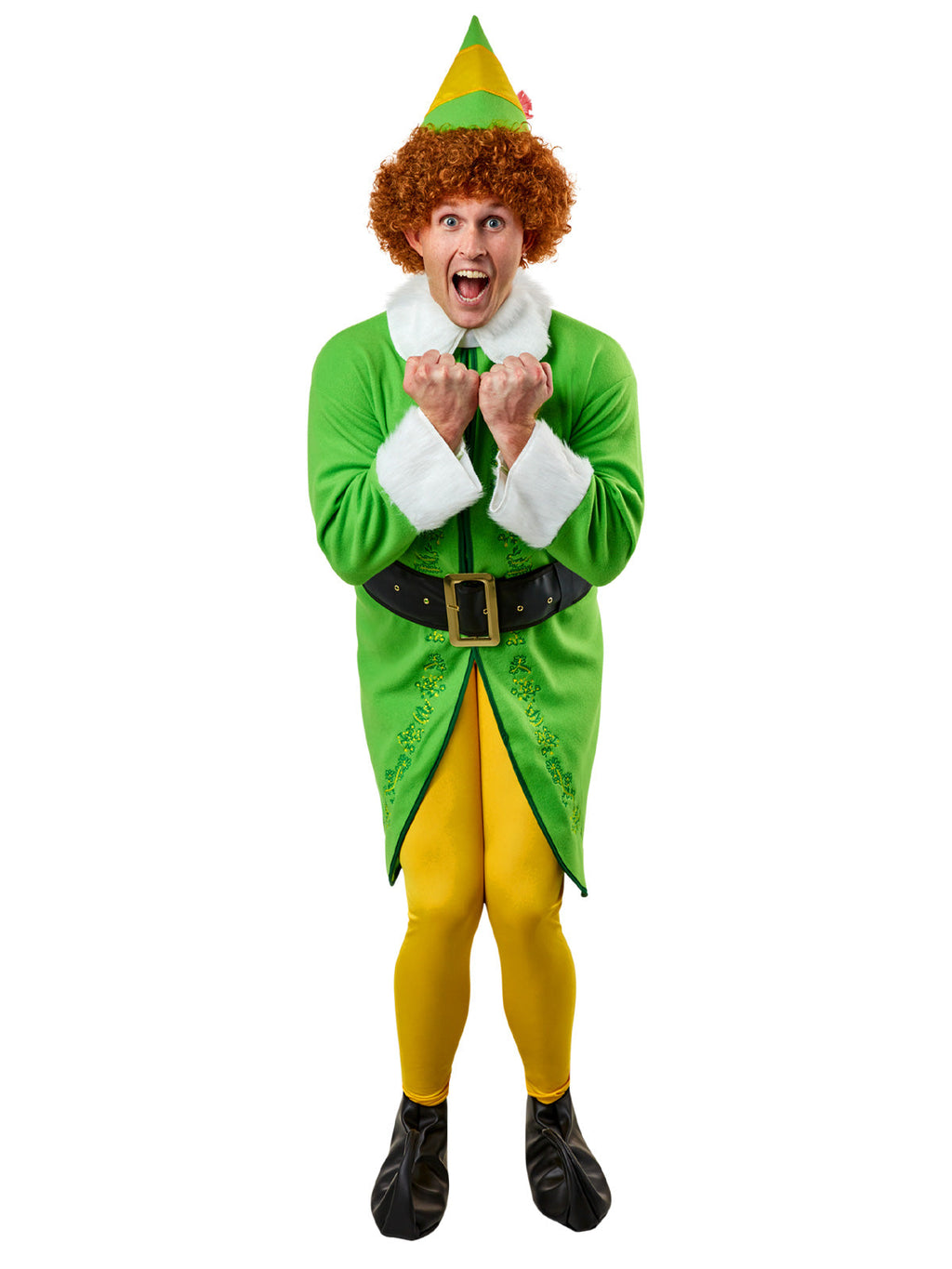 Buddy The Elf Premium Costume Set, Adult - front alternate