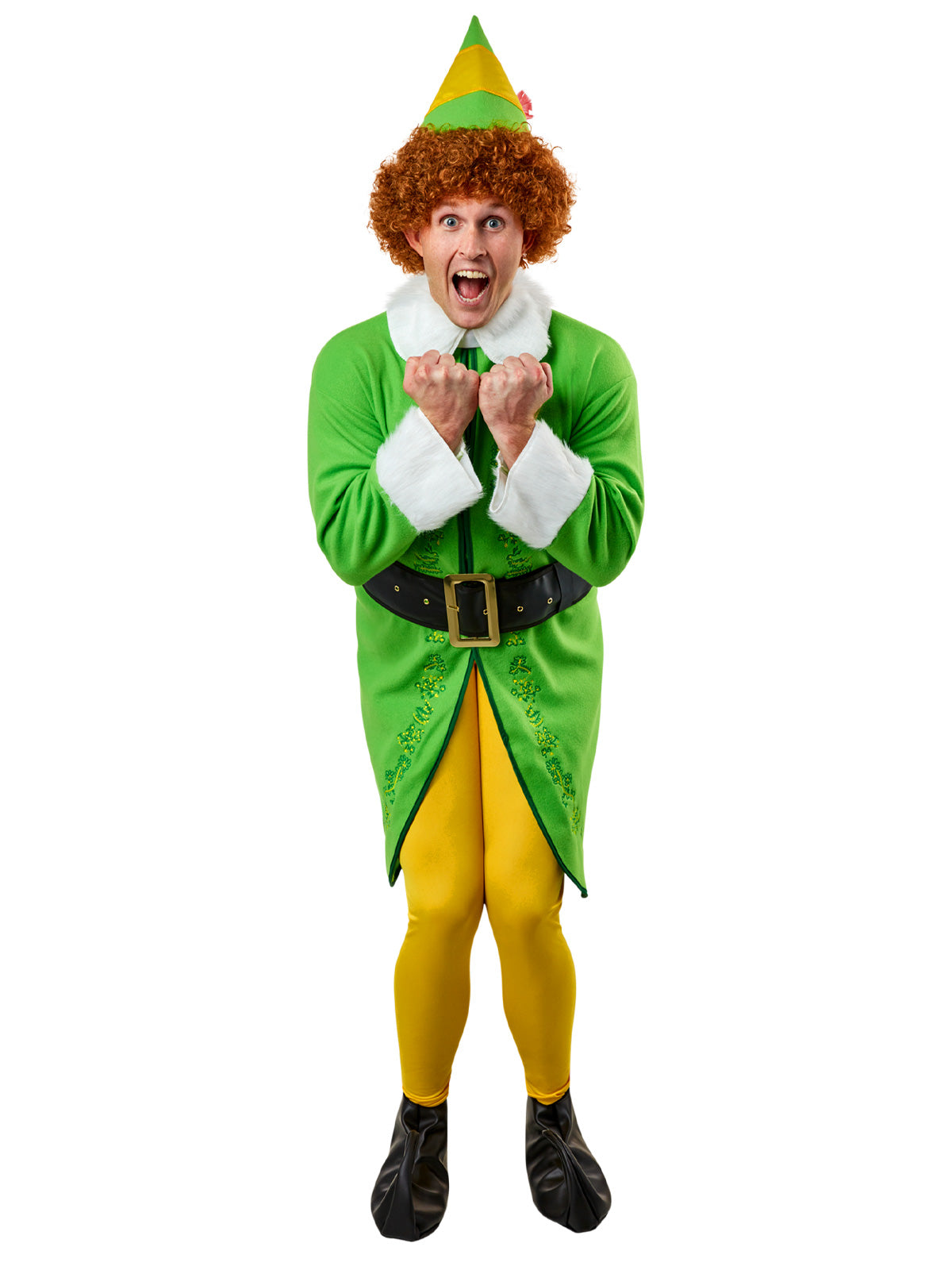 Buddy The Elf Premium Costume Set, Adult - front alternate