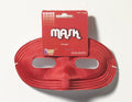 Red satin domino eye mask