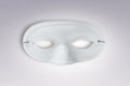 White satin domino eye mask
