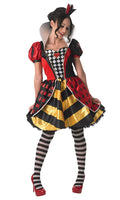 Red Queen Of Hearts Deluxe Costume, Adult