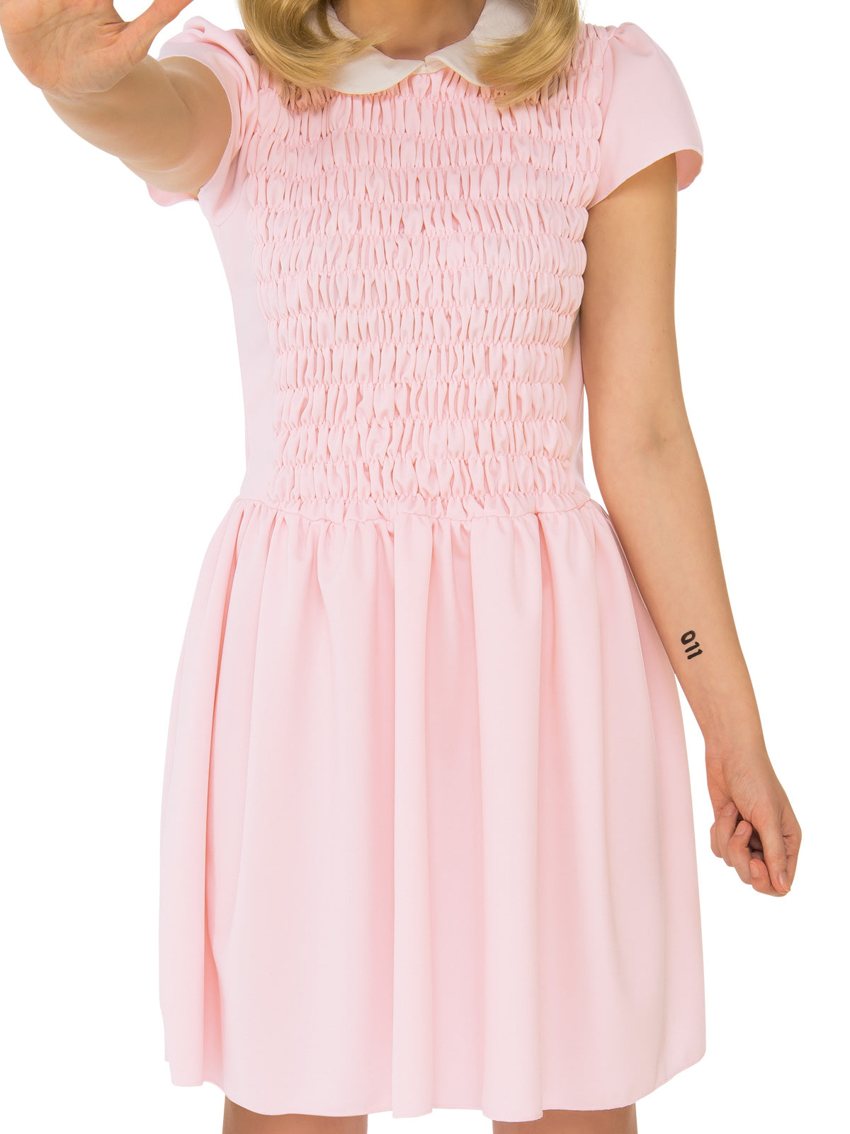 Stranger Things Eleven Pink Dress Costume, Adult