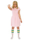 Stranger Things Eleven Pink Dress Costume, Adult